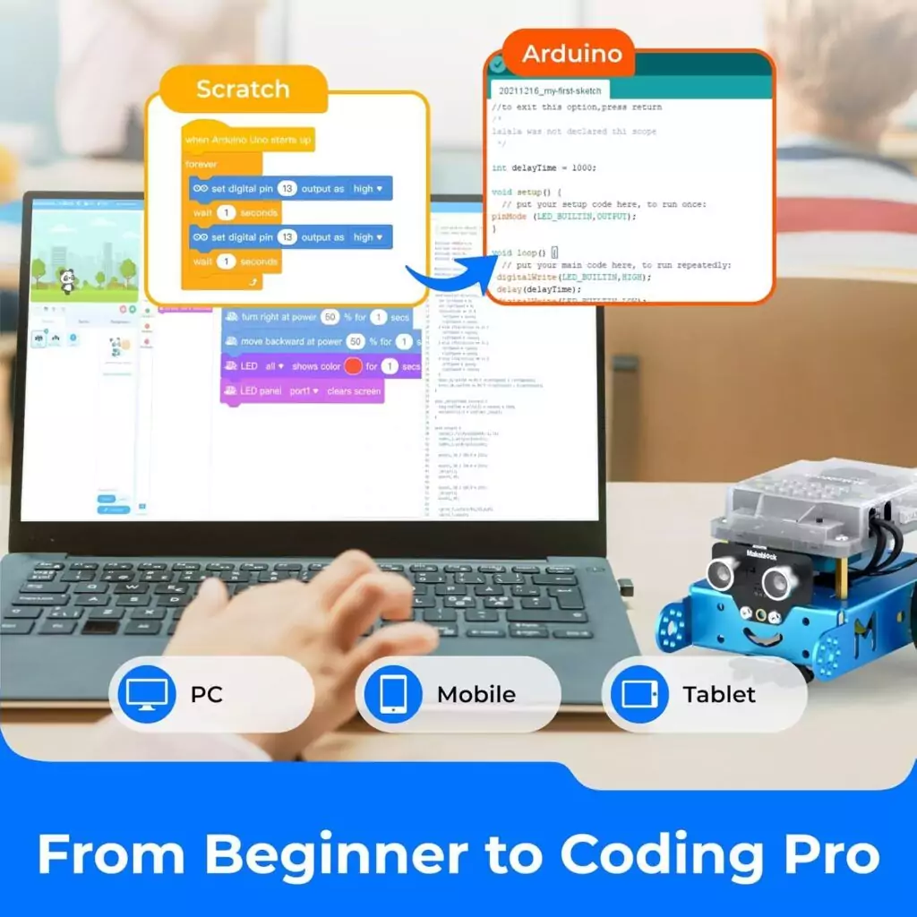 Robotics Kit for Kids - Fun STEM Toy Coding Robot for 8-12 Kids