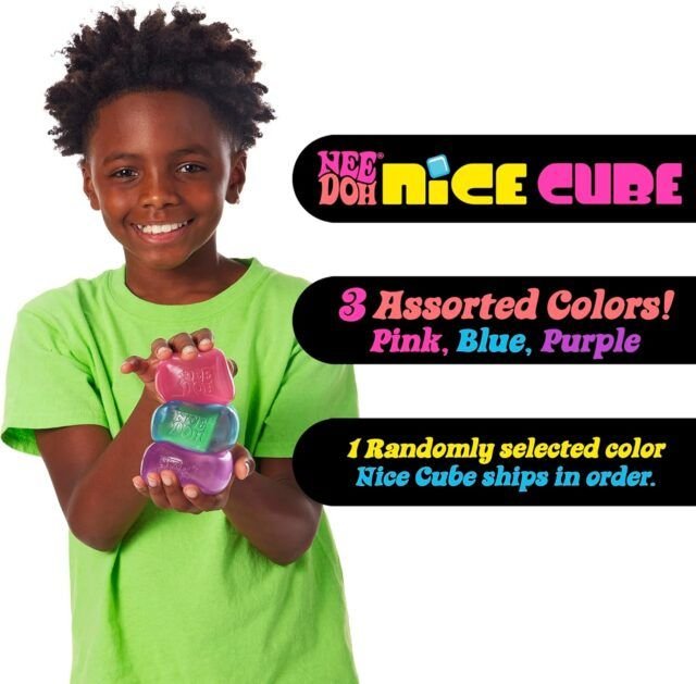 Experience classroom robotics excitement with the Schylling
NeeDoh Nice Cube, a sensory squeeze toy perfect for creative and tactile
learning.
