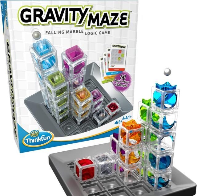 Engaging ThinkFun Gravity Maze STEM Marble Run Game, perfect
for kids 8 and up. Award-winning educational toy promotes critical thinking
and puzzle-solving skills.