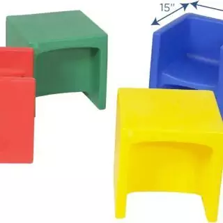 Versatile 3-in-1 Cube Chair for Kids: Classroom Essential