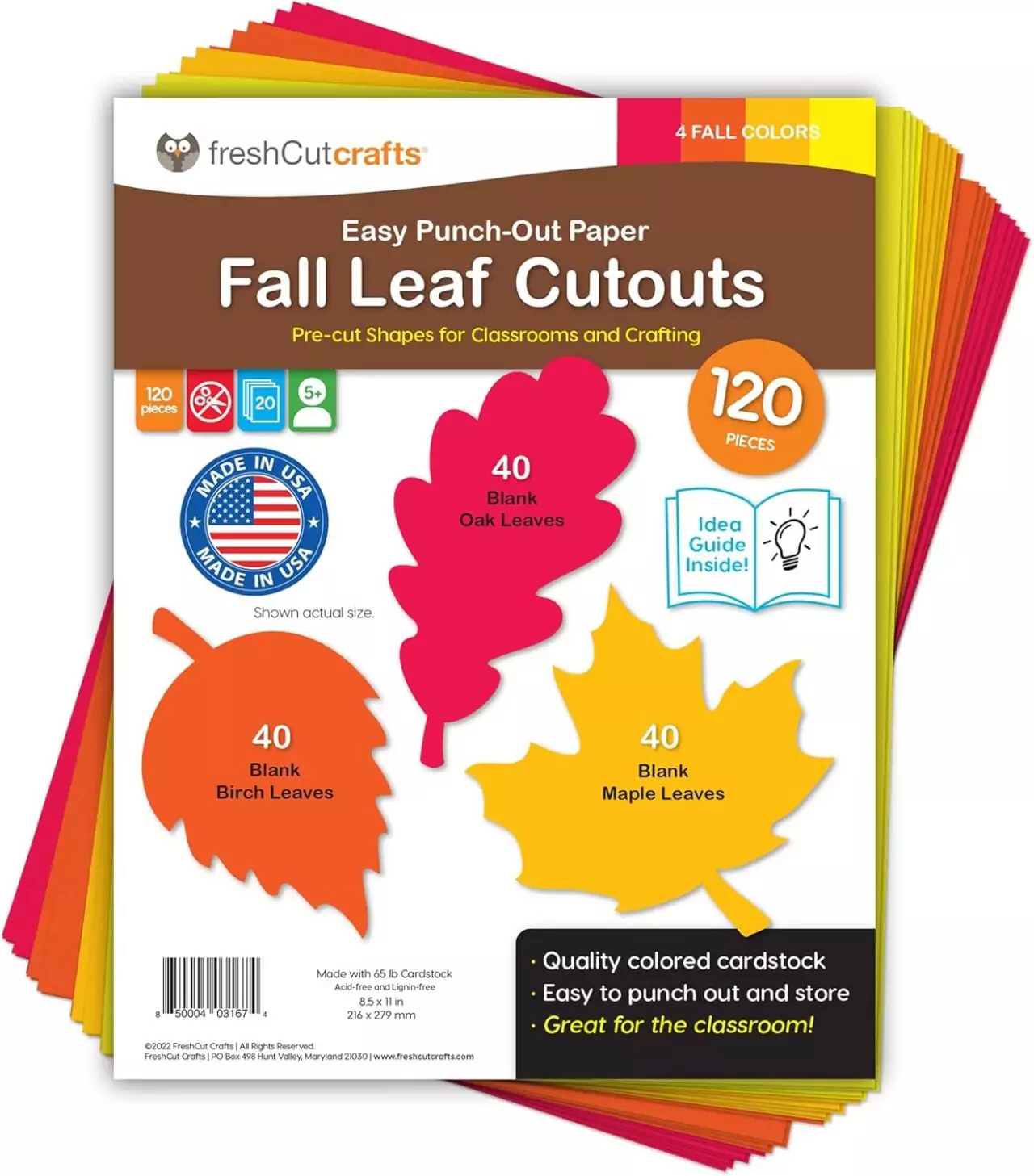 Unleash Creativity with 120 Fall Leaf Cutouts