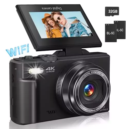 Capture Moments with 4K Vlogging Camera for YouTube