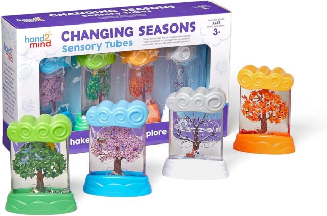 Preschool Fidget Toys: Enhance toddler learning with sensory tubes, promoting seasonal engagement and sensory development. Perfect for playful education.