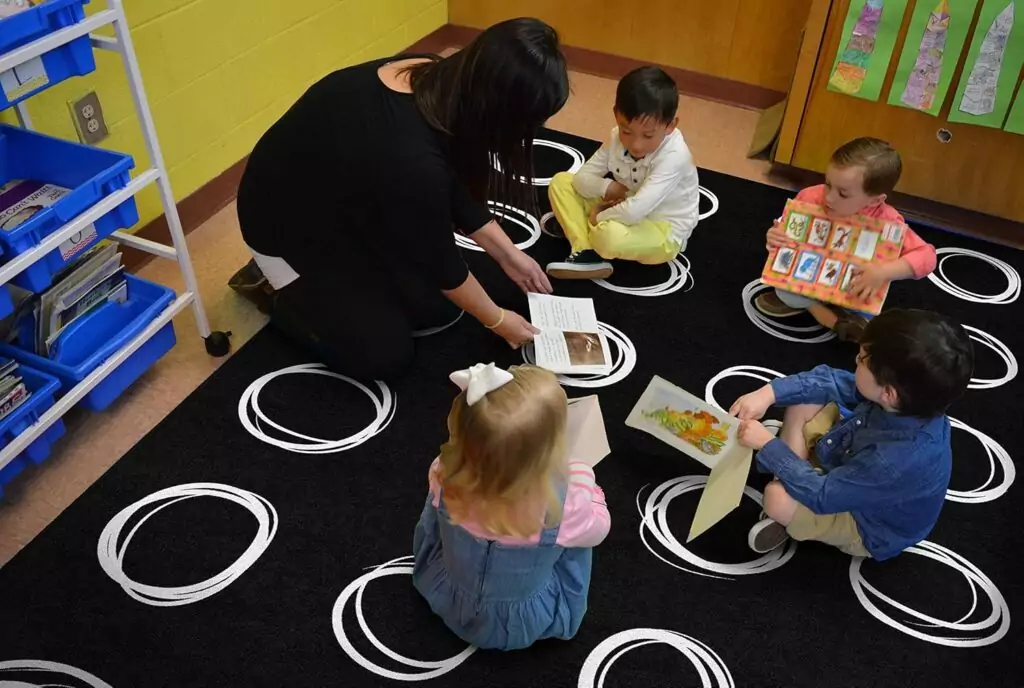 Ypo Rug Modern Kids Rug for Classrooms and Playrooms - Safe and Fun