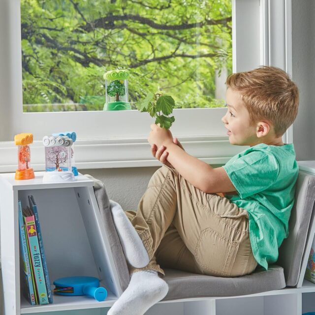 Hand2mind Changing Seasons Sensory Tubes: Interactive fidget toys for toddlers, ideal for enhancing preschool learning activities through sensory play.