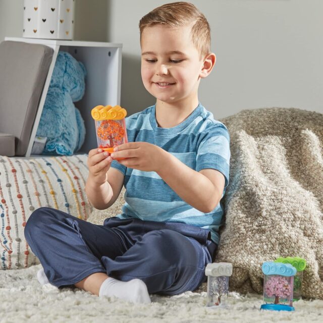 Toddler Sensory Tubes: Explore changing seasons and boost preschool learning with interactive, hands-on activities. Ideal for early childhood education.