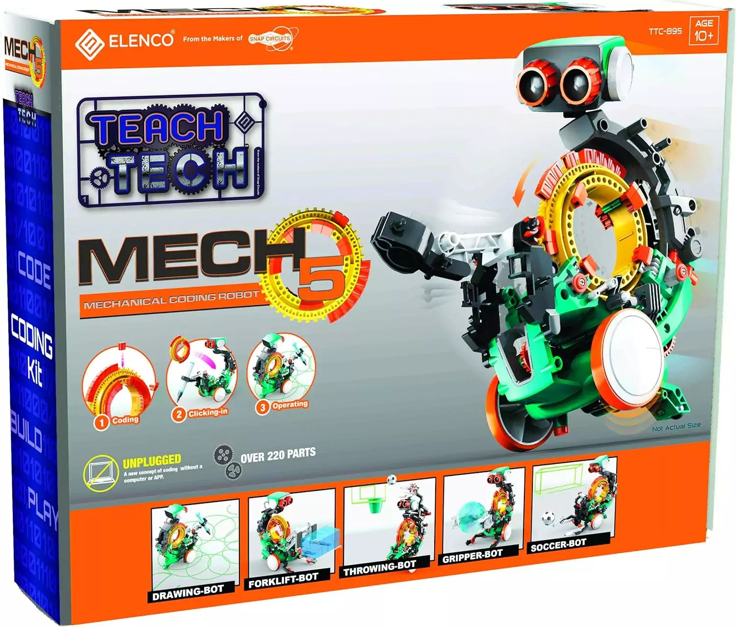 Explore Engineering Fun with Snap Circuits Mech-5 Robot