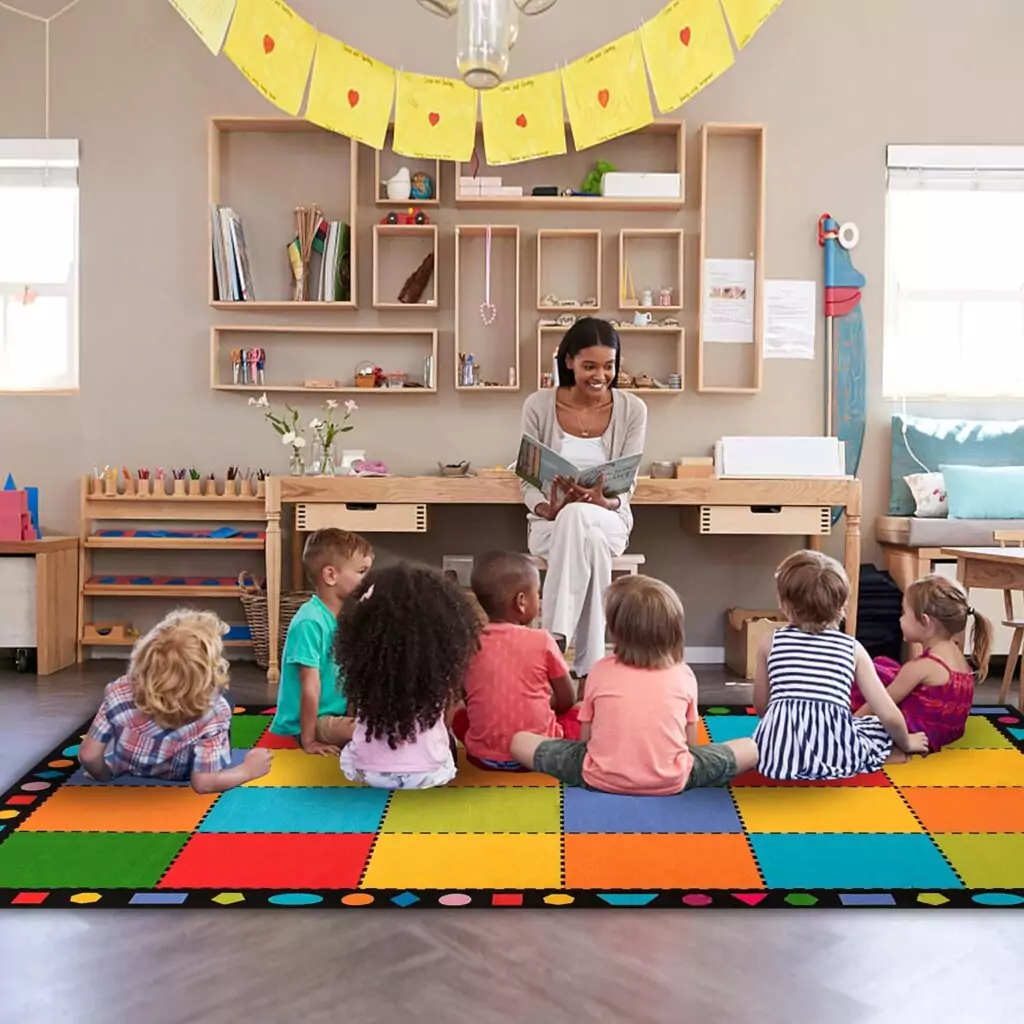 Ypo Rug Brighten Your Classroom with Booooom Jackson Rug