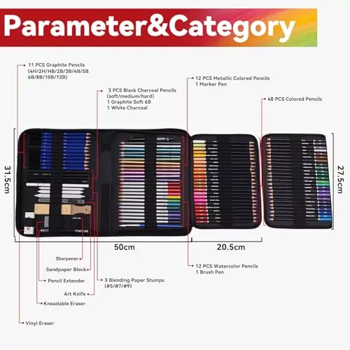 Graphics Drawing Set Discover Creativity with FPGFIIVO Advanced Drawing Set