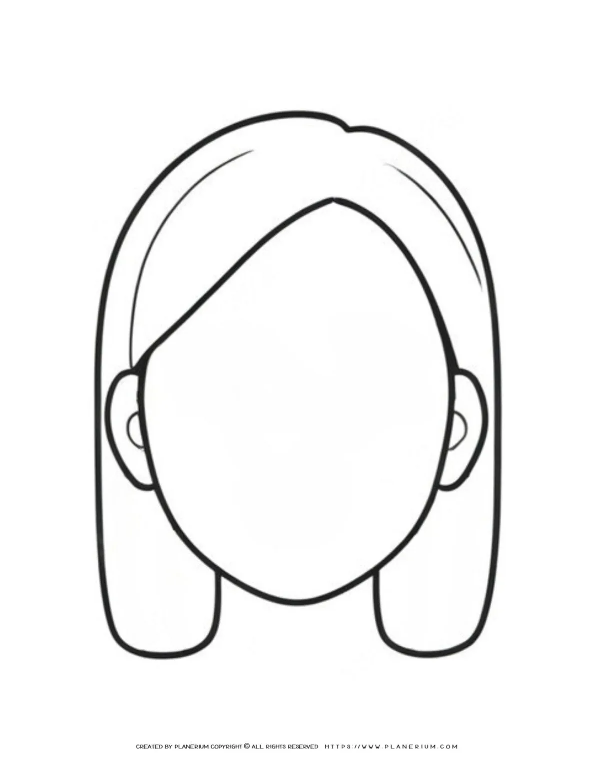 Spark Creativity with Our Portrait Drawing Template