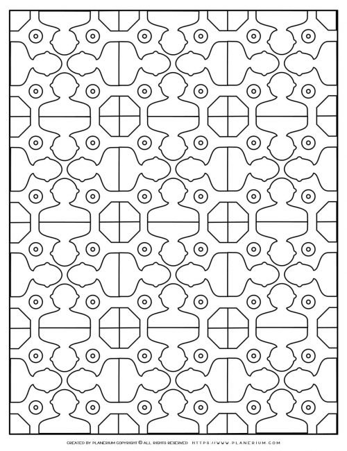 Adult Coloring Pages - People Pattern | Planerium