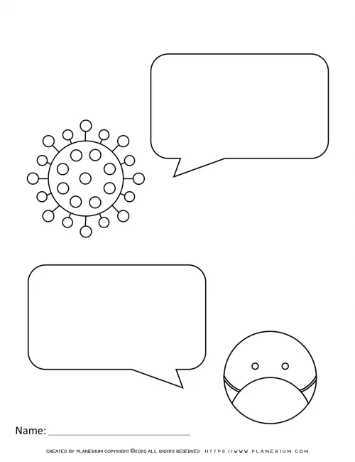 Coronavirus - Worksheet - Coronavirus Dialog | Planerium