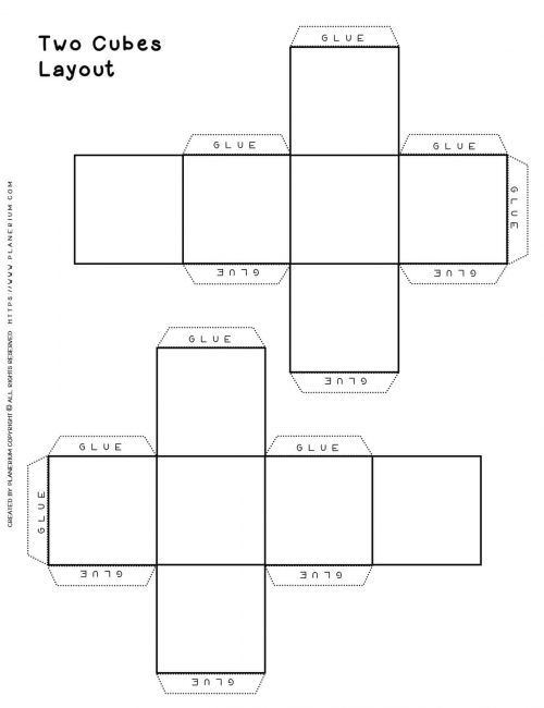 Cube Layout - Two Cubes | Planerium