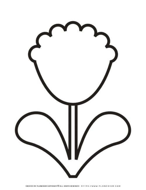 Flower Template Printable | Planerium