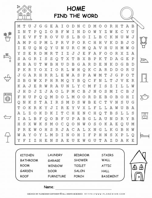 Home Word Search | Planerium