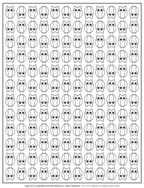 Owl Pattern | Planerium