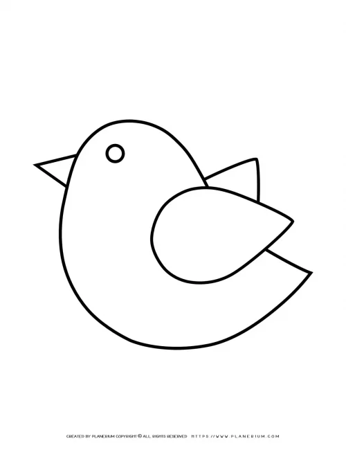 Bird - FREE Printable Template | Planerium