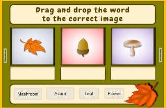 Fall season Word matching