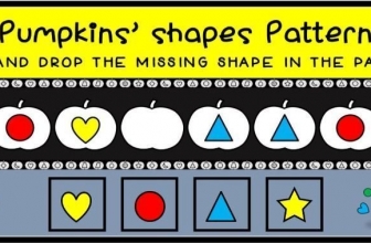Fall season Shapes Patterns Games