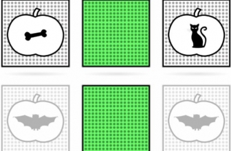 Halloween online Matching pairs Memory Games