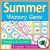 Summer Memory Game – With and without words in English